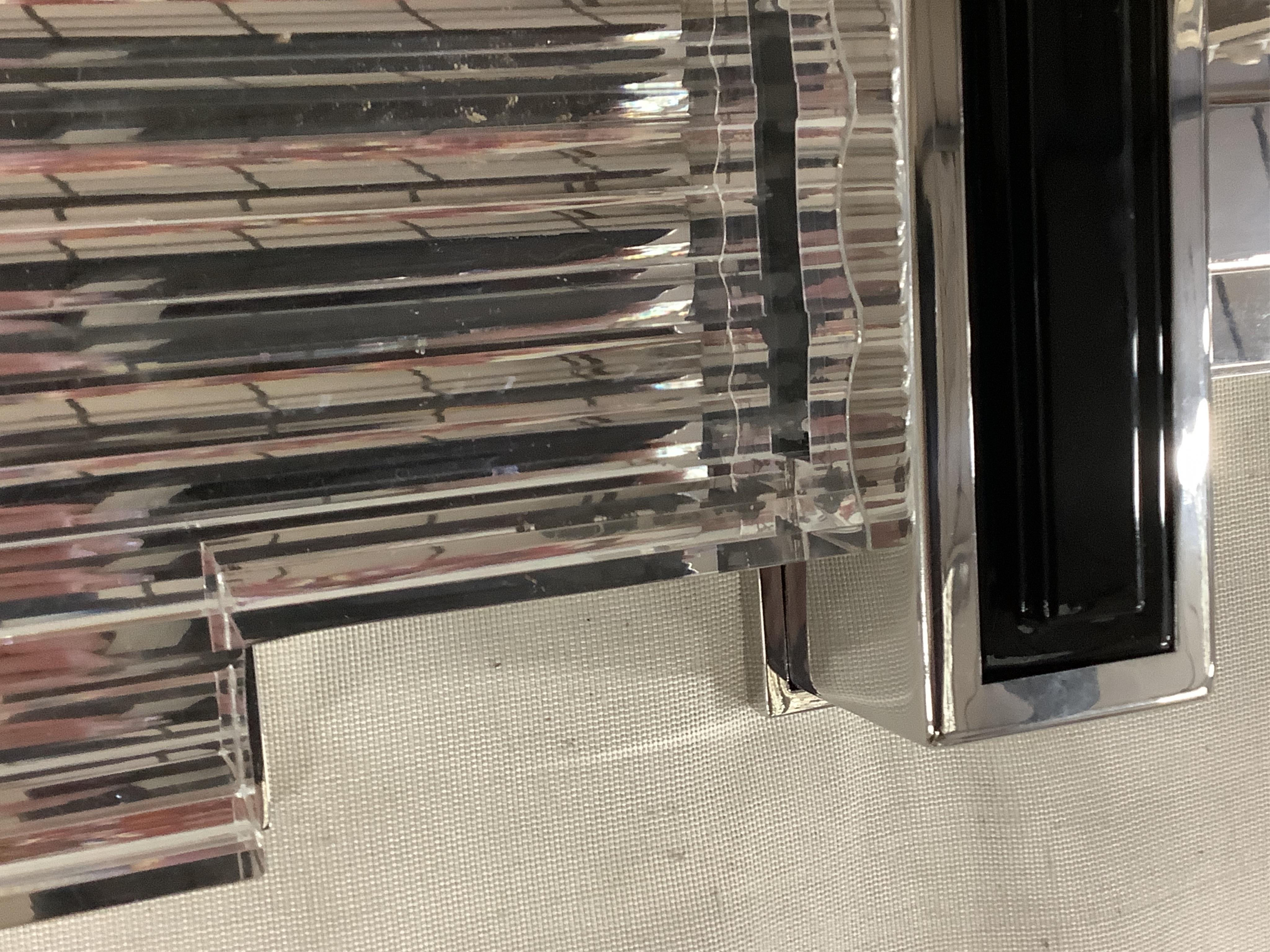 Four pairs of contemporary IL Normanno Art Deco style wall lamps, width 26cm, height 94cm